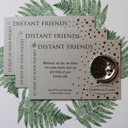 Distant Friends Pocket Charm