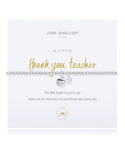 A Little Thank You Teacher Apple Bracelet