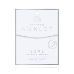 June Birthstone Anklet