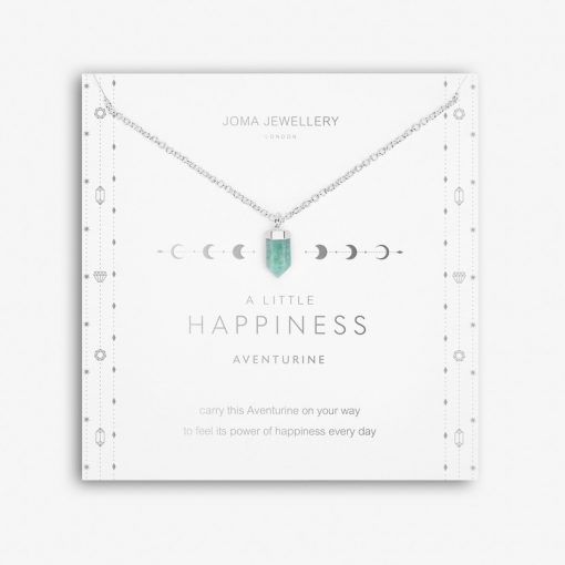 Affirmation Crystal A Little 'Happiness' Necklace