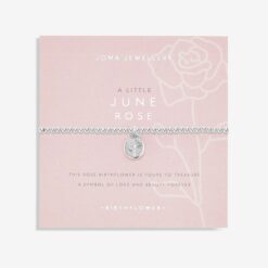 Birthflower A Little June Rose Bracelet