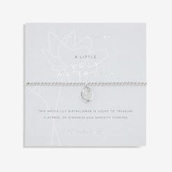 Birthflower A Little July Water Lily Bracelet