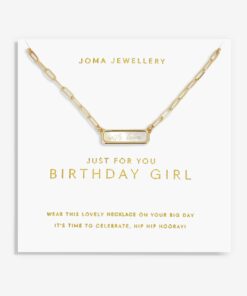 My Moments 'Just For You Birthday Girl' Necklace
