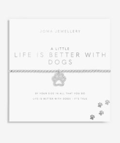 A Little 'Life Is Better With Dogs' Bracelet
