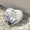 Thoughts Of You Heart Stone Lavender Dad