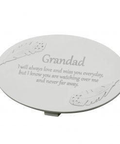 THOUGHTS OF YOU RESIN MEMORIAL PLAQUE - GRANDAD