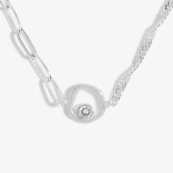 Stacks Of Style Silver Organic Shape Bracelet