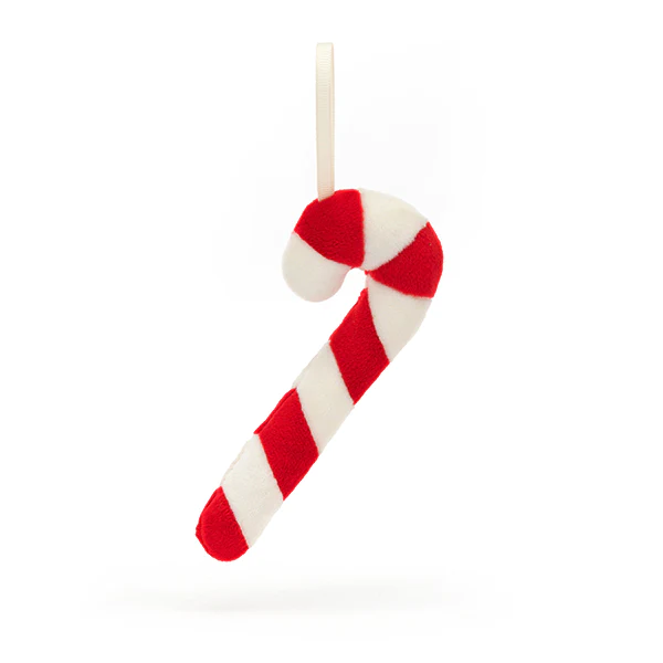 Jellycat Festive Folly Candy Cane Hanging Decoration - Image 2