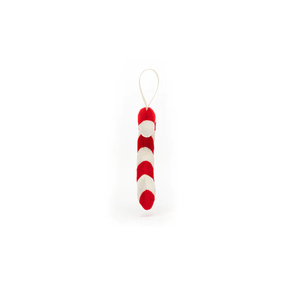 Jellycat Festive Folly Candy Cane Hanging Decoration - Image 3