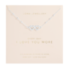 Forever Yours I Love You More Necklace