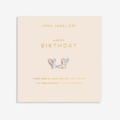 Joma Jewellery Forever Yours 'Happy Birthday' Earrings