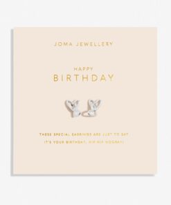 Joma Jewellery Forever Yours 'Happy Birthday' Earrings