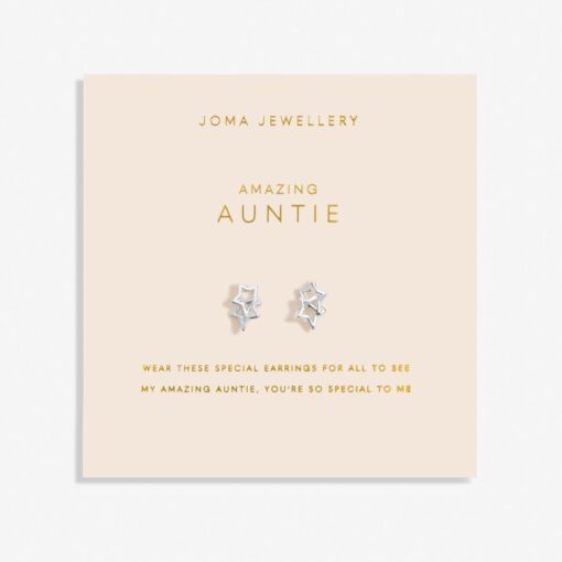 Joma Jewellery Forever Yours 'Amazing Auntie' Earrings