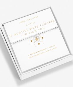 Joma Jewellery Boxed A Little 'If Aunties Were Flowers I'd Pick You' Bracelet