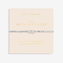 Joma Jewellery Forever Yours '40th Birthday' Bracelet