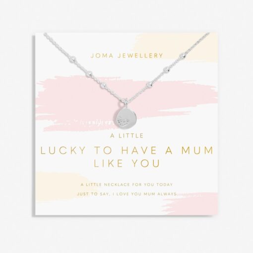 A Little 'Lucky To Have A Mum Like You' Necklace