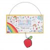Thank You Teaching Assistant Plaque With Hanging Apple