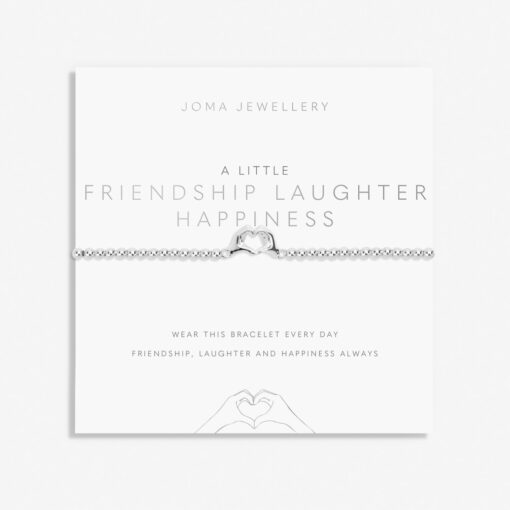 Joma Jewellery A Little 'Friendship Laughter Happiness' Bracelet
