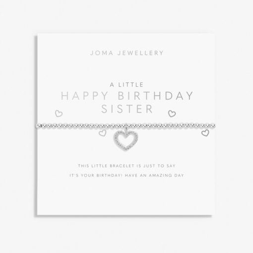 Joma Jewellery A Little 'Happy Birthday Sister' Bracelet