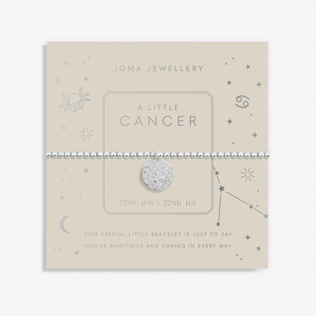 Joma Jewellery A Little 'Cancer' Bracelet
