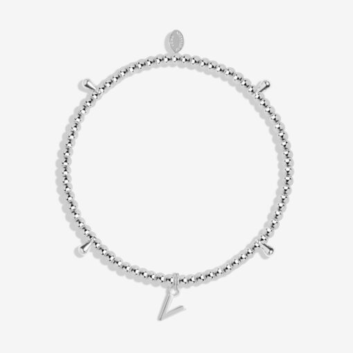 Joma Jewellery Alphabet A Little 'V' Bracelet