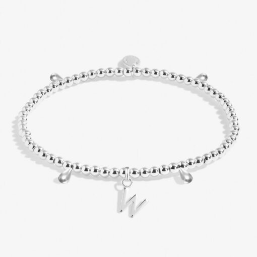 Joma Jewellery Alphabet A Little 'W' Bracelet