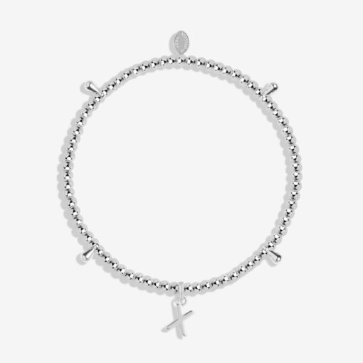 Joma Jewellery Alphabet A Little 'X' Bracelet