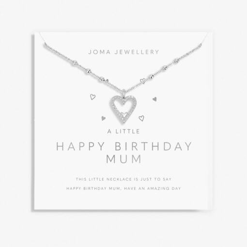 Joma Jewellery A Little 'Happy Birthday Mum' Necklace
