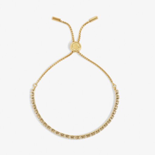 Joma Jewellery Cubic Zirconia Tennis Bracelet Bar Gold Plating - Image 2