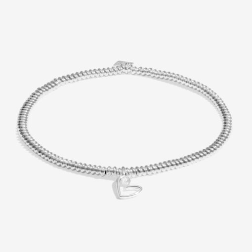 Joma Jewellery Laboratory Grown Diamond A Little 'With Love' Bracelet In Silver Plating - Image 2