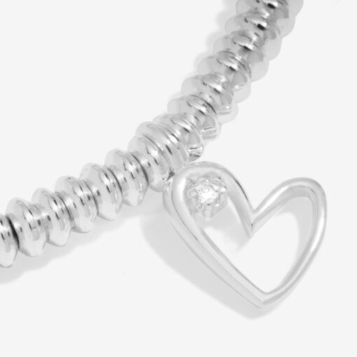 Joma Jewellery Laboratory Grown Diamond A Little 'With Love' Bracelet In Silver Plating - Image 5