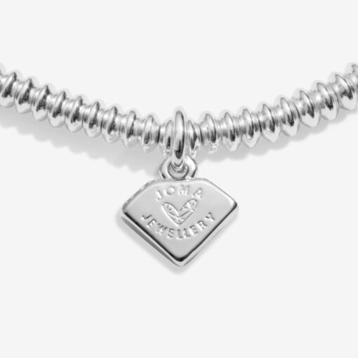 Joma Jewellery Laboratory Grown Diamond A Little 'With Love' Bracelet In Silver Plating - Image 6