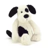 Jellycat Bashful Black & Cream Rufferty Puppy Original