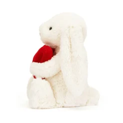 Bashful Red Love Heart Bunny -Medium