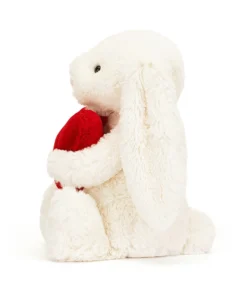 Bashful Red Love Heart Bunny -Medium