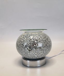 Silver Mosaic Aroma Lamp by Sense Aroma
