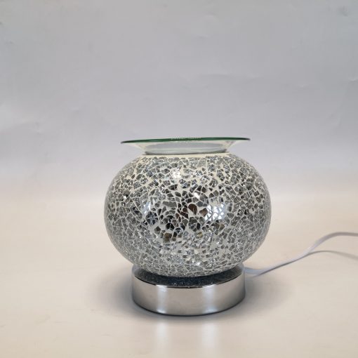 Silver Mosaic Aroma Lamp by Sense Aroma