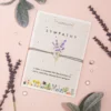 Sympathy - Seeded Card & Wish Bracelet