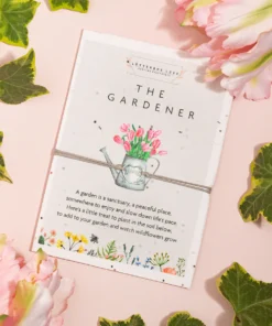 Gardener Gift - Seeded Card & Wish Bracelet