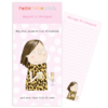 Bubbles & Cake Magnetic Notepad