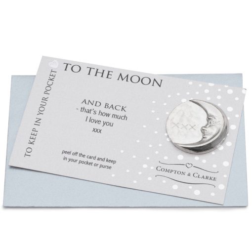To the Moon Pocket Charm