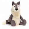 Woodruff Wolf soft toy by Jellycat