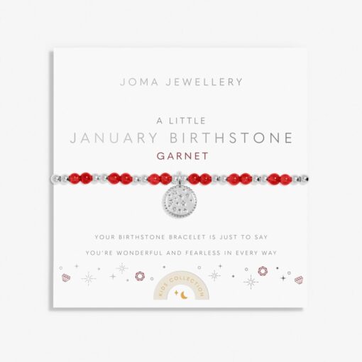 Joma Jewellery Children's A Little 'January' Birthstone Bracelet