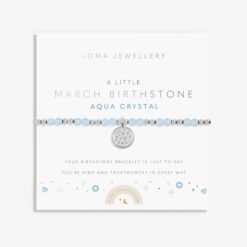 Joma Jewellery Children's A Little 'March' Birthstone Bracelet