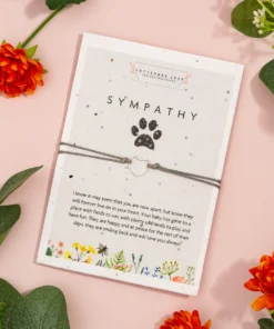 Sympathy Pet Loss - Seeded Card & Wish Bracelet