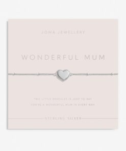 Sterling Silver 'Wonderful Mum' Bracelet