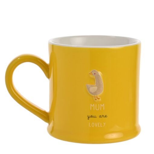 Love Life Embossed Mug - Mum