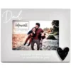 Moments Wooden Photo Frame with Heart 6" x 4" - Dad