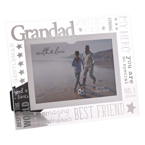 With Love Glass Frame - Grandad